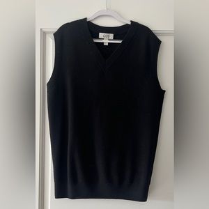 NWOT COS Black Sweater Vest